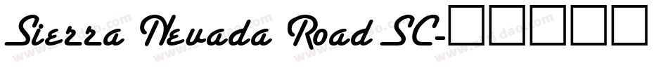 Sierra Nevada Road SC字体转换